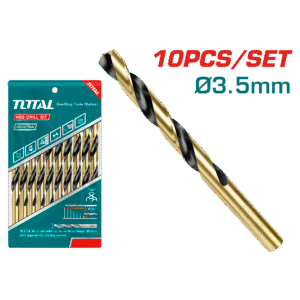 TOTAL HSS DRILL BIT DIN 338 3.5MM (TAC100353)