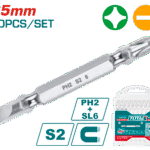 TOTAL SCREWDRIVER BIT 10PCS (TAC16HL133)