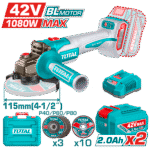 TOTAL LITHIUM-ION ANGLE GRINDER 42V (TAGLI410811)