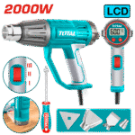 TOTAL HEATGUN LCD 2000W (TB20056)