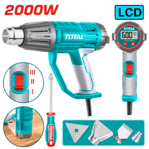 TOTAL HEATGUN LCD 2000W (TB20056)