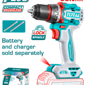 TOTAL COMPACT BRUSHLESS CORDLESS DRILL 20V 55N.M (TDLI205581)