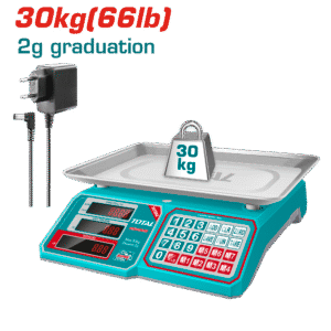 TOTAL ELECTRONIC SCALE 30KG (TESA3301)