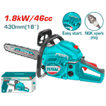 TOTAL GASOLINE CHAIN SAW 46cc (TG5451811)