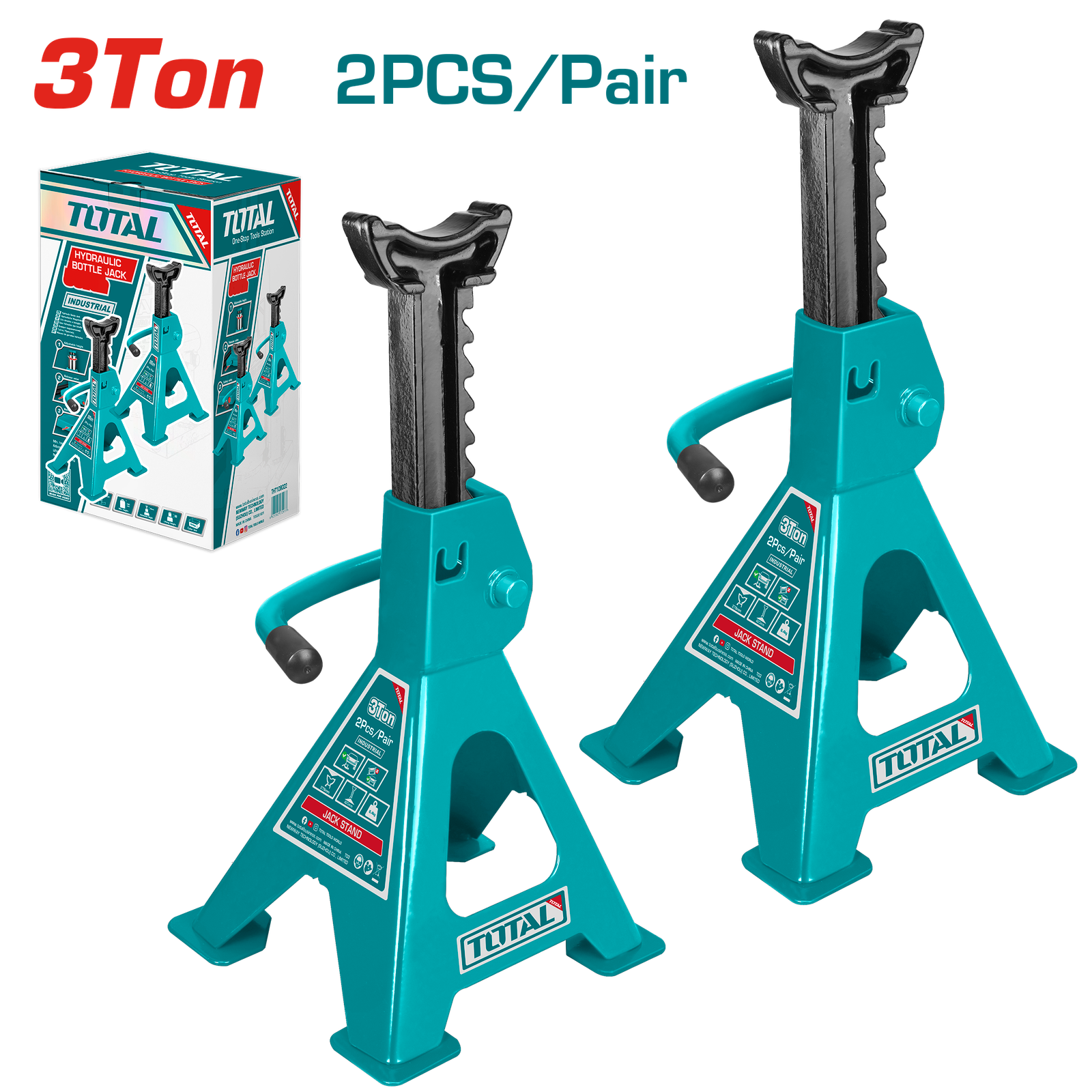 TOTAL JACK STAND 3T - 2PCS (THJS0301)