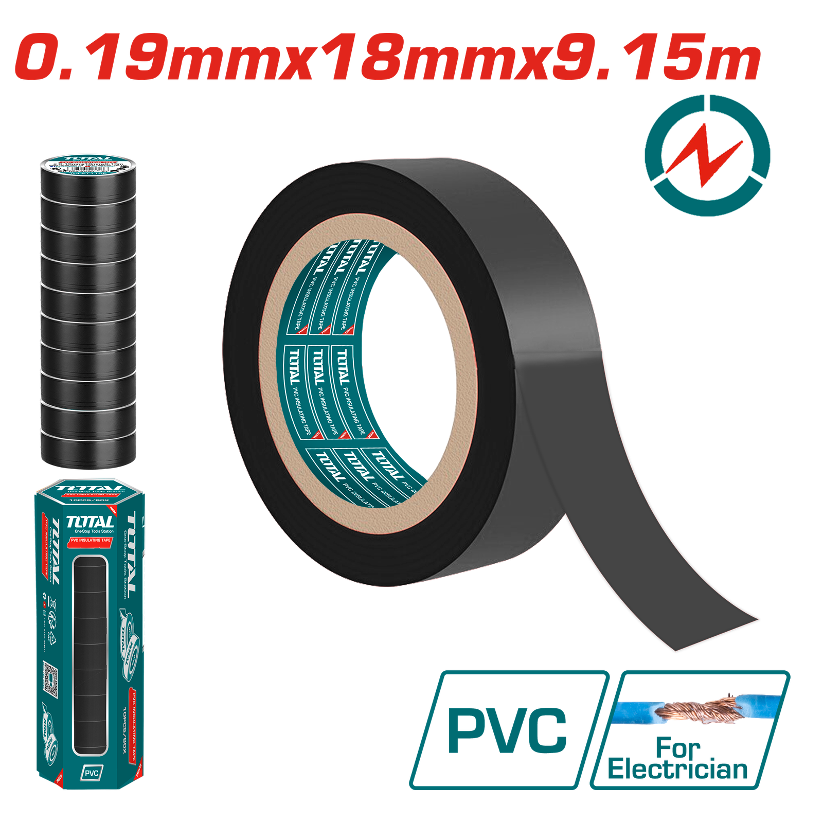 TOTAL PVC INSULATING TAPE (THPET1102)