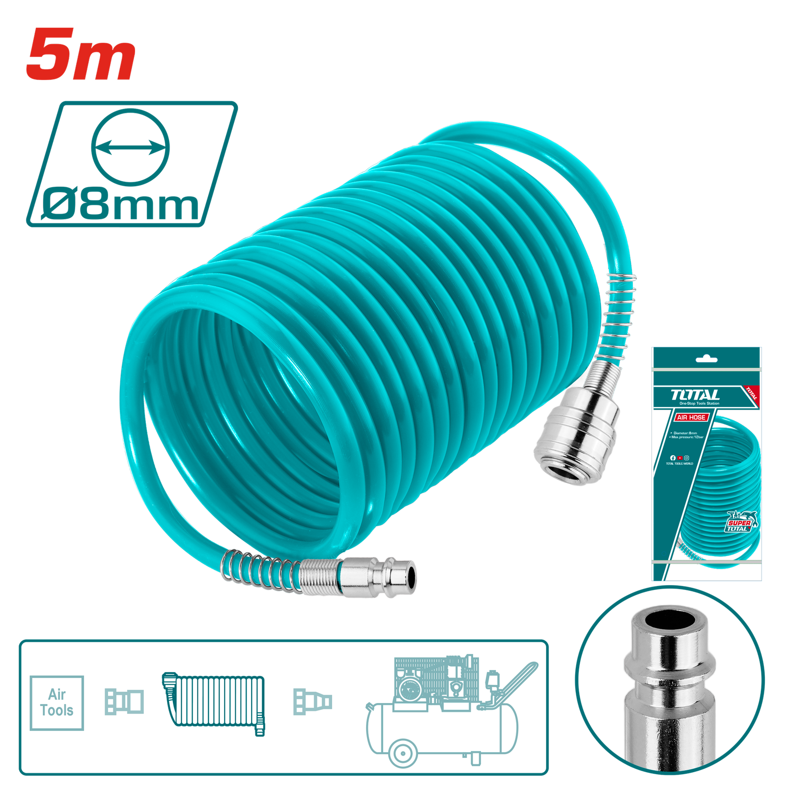 TOTAL AIR HOSE 5M (THT11051)