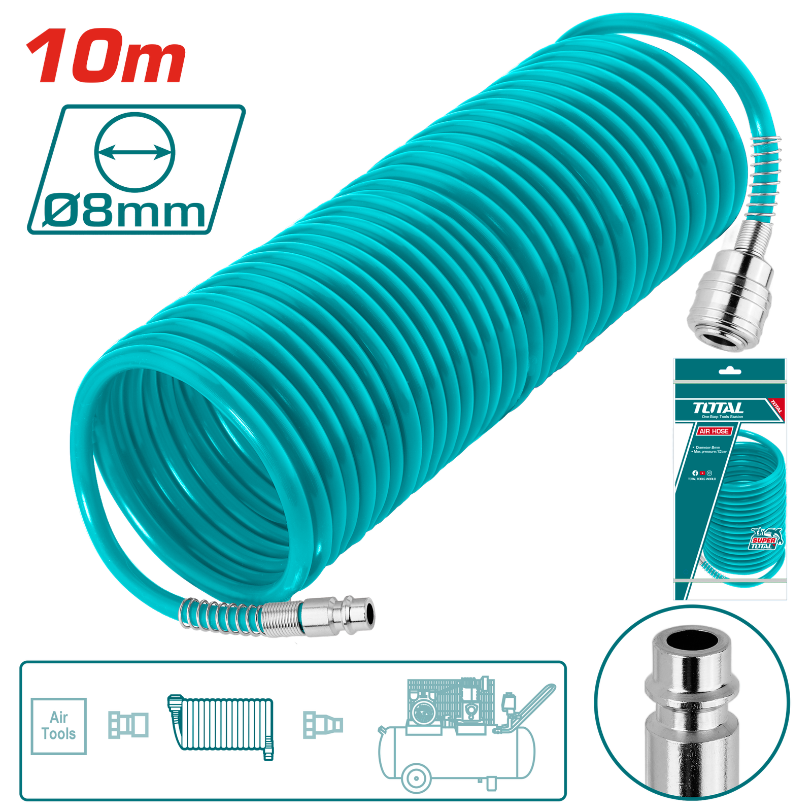 TOTAL AIR HOSE 10M (THT11101)