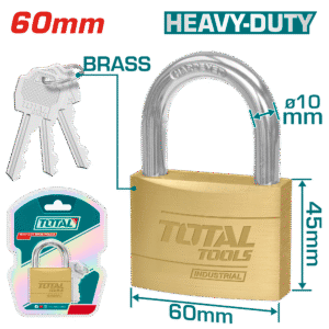 TOTAL BRASS PADLOCK 60MM (TLK32602)