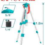 TOTAL TRIPODS FOR LASER LEVELS 1.20M (TLLT01152)