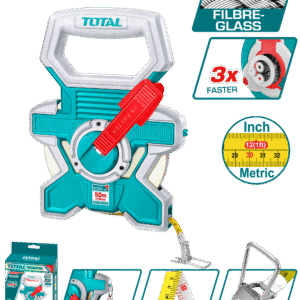 TOTAL FIBREGLASS MEASURING TAPE 50M (TMTF18506)