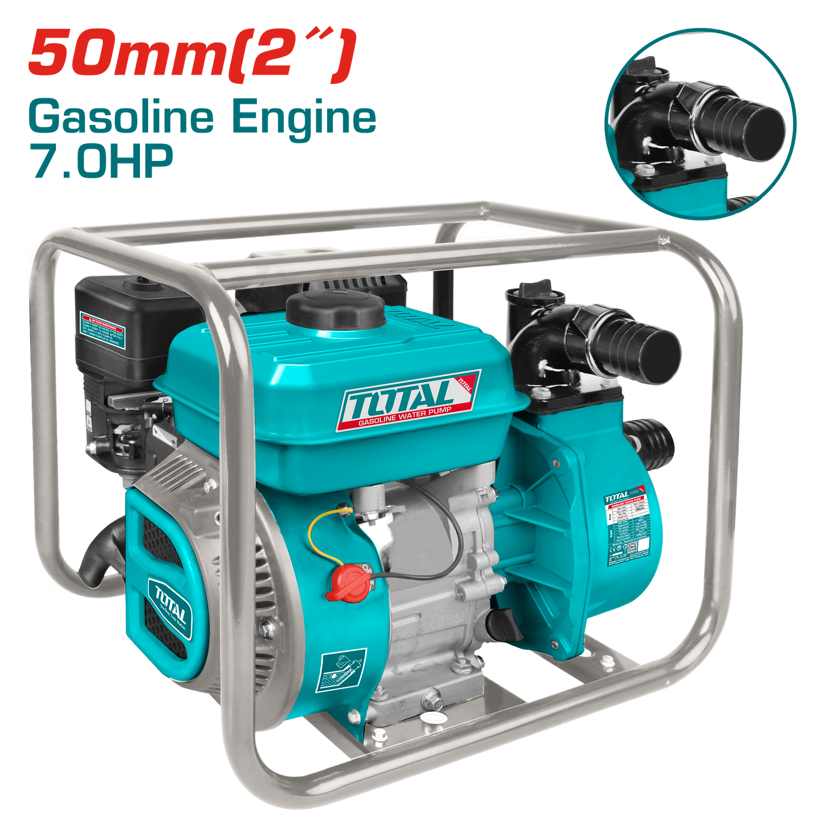 TOTAL GASOLINE WATER PUMP 2" - 7HP (TP3202)