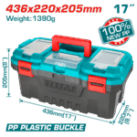 TOTAL PLASTIC TOOL BOX 17"(TPBX0171)