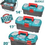 TOTAL 3PCS PLASTIC TOOL BOXES SET (TPBXK0031)