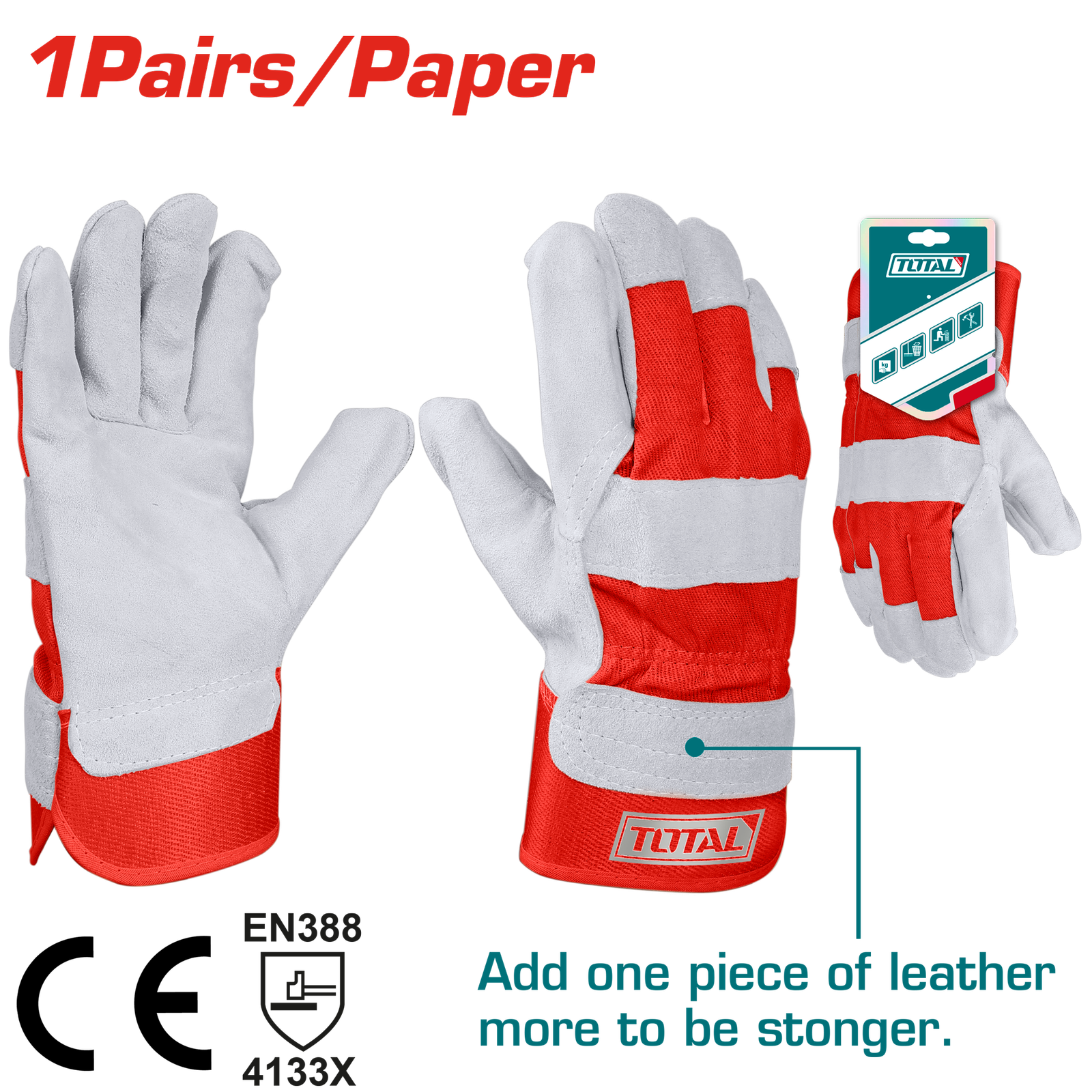 TOTAL LEATHER GLOVES (TSP1401)