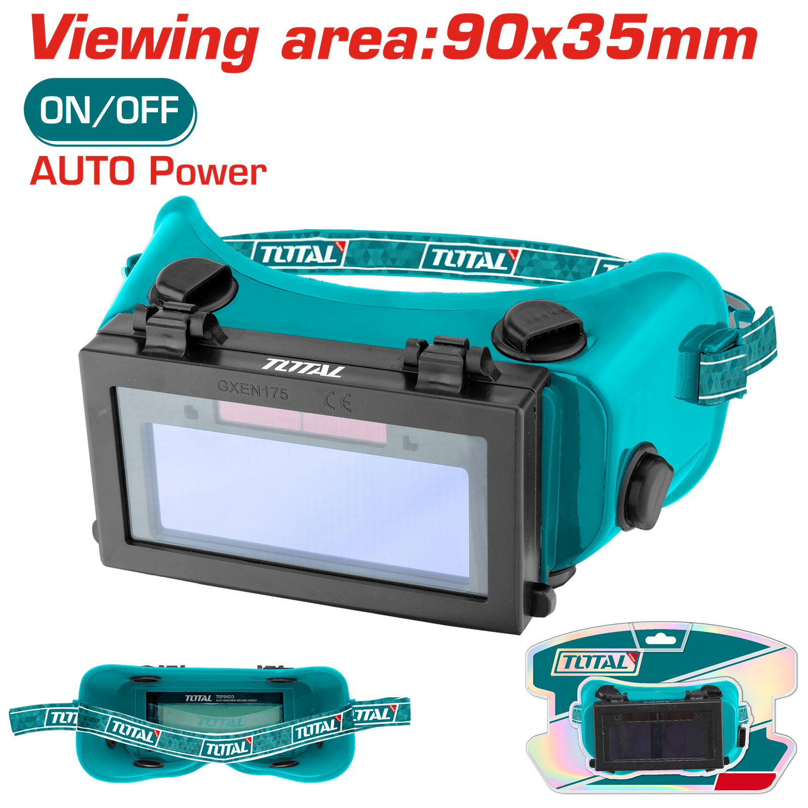 TOTAL AUTO-DARKENING WELDING GOOGLE (TSP9403)