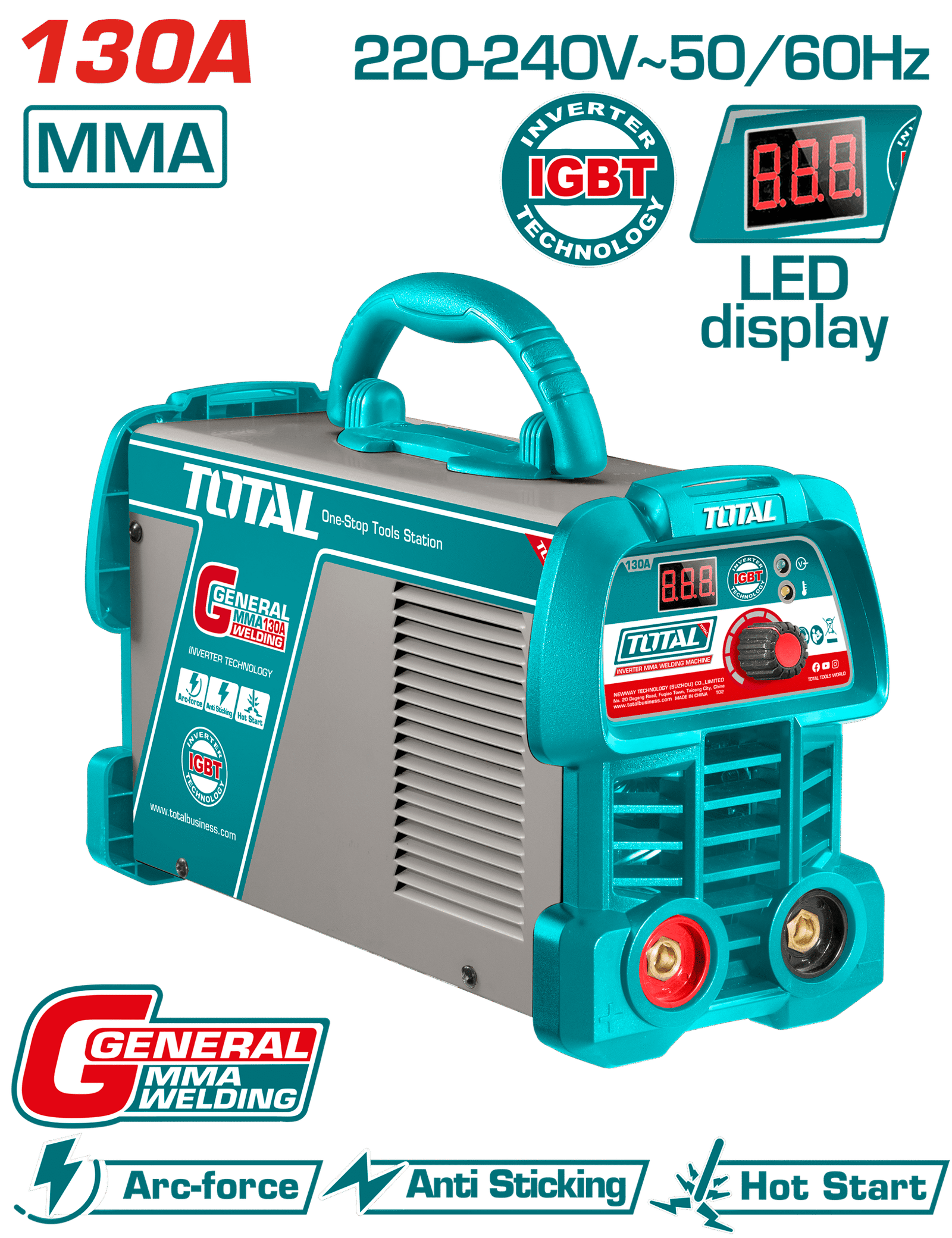 TOTAL INVERTER MMA WELDING MACHINE 130A (TW213059)