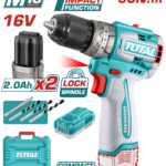 TOTAL COMPACT BRUSHLESS CORDLESS IMPACT DRILL (TIDLI16682)