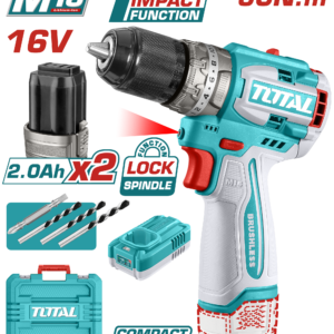 TOTAL COMPACT BRUSHLESS CORDLESS IMPACT DRILL (TIDLI16682)