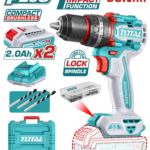 TOTAL COMPACT BRUSHLESS CORDLESS IMPACT DRILL (TIDLI20558)