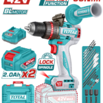 TOTAL 42V BRUSHLESS CORDLESS IMPACT DRILL (TIDLI429982)