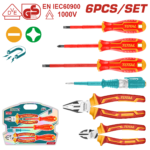 TOTAL 6PCS HANDTOOLS SET 1000V (THKIST3062)
