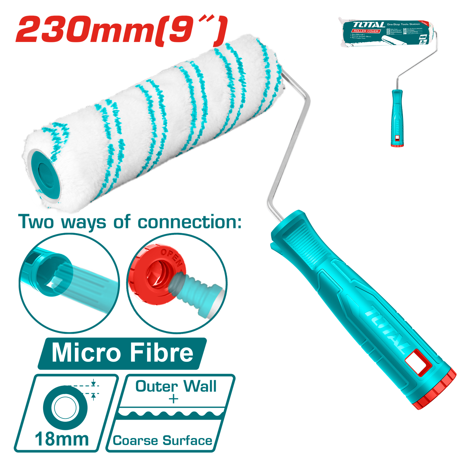 TOTAL CYLINDER BRUSH 9" OUTER WALL (THRHT042302)