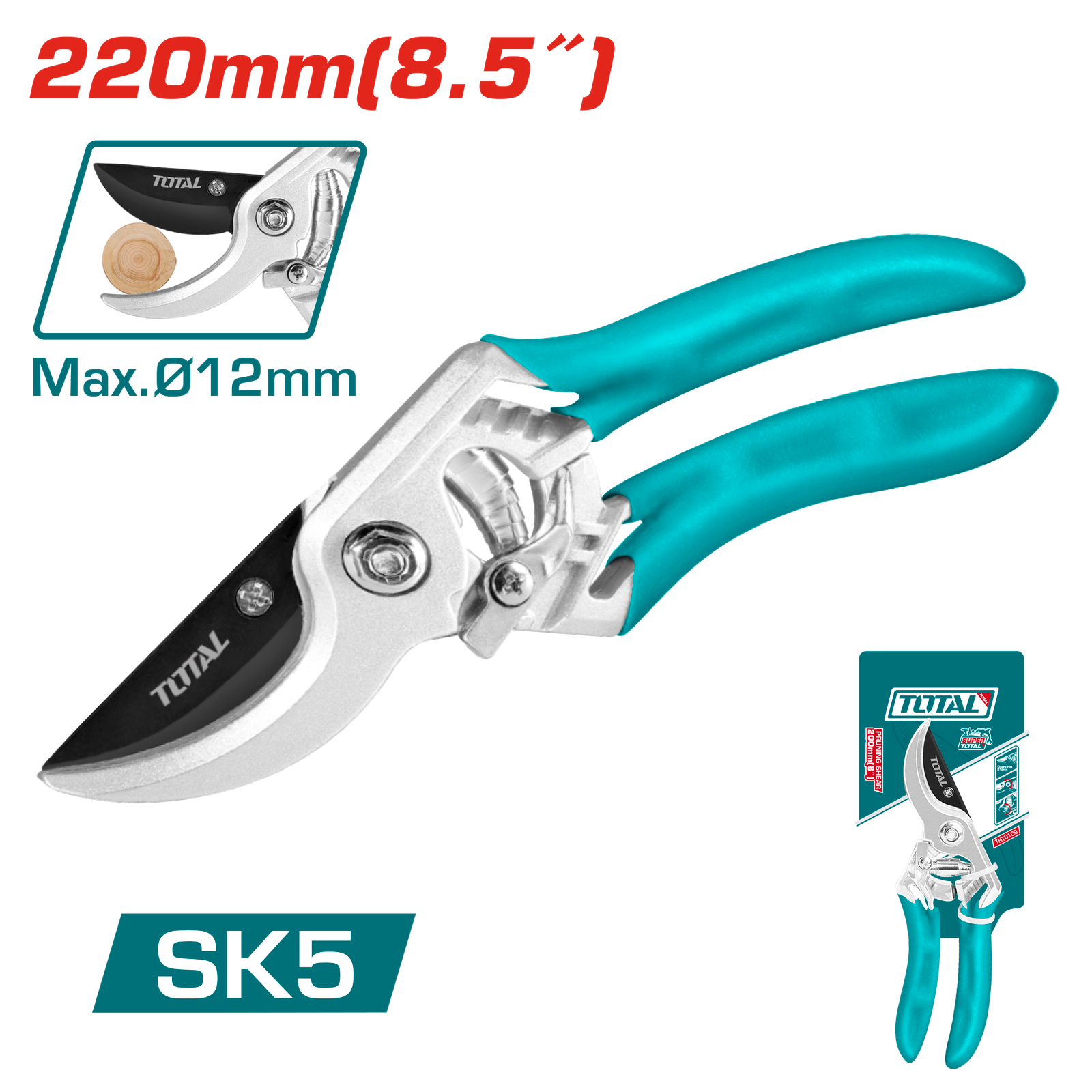 TOTAL PRUNING SHEAR 215mm (THT0109)