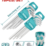TOTAL SET HEX KEY + TORX KEY 18 PCS (THT106KT0181)