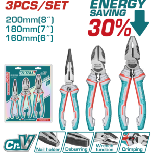 TOTAL 3PCS PLIERS SET (THT2K0301)