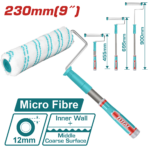 TOTAL TELESCOPING CYLINDER BRUSH 230mm (THT8592T)