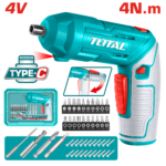TOTAL LITHIUM-ION CORDLESS SCREWDRIVER (TSDLI04425)
