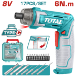 TOTAL SCREWDRIVER LI-ION 8V/1.5AH TYPE C