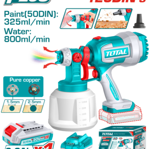 TOTAL CORDLESS SPRAY GUN 20V (TSGLI20042)