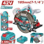 TOTAL 42V CORDLESS CIRCULAR SAW (TSLI4218511)