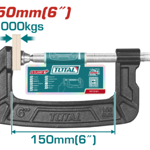 TOTAL G-CLAMP 6" (THT13161)