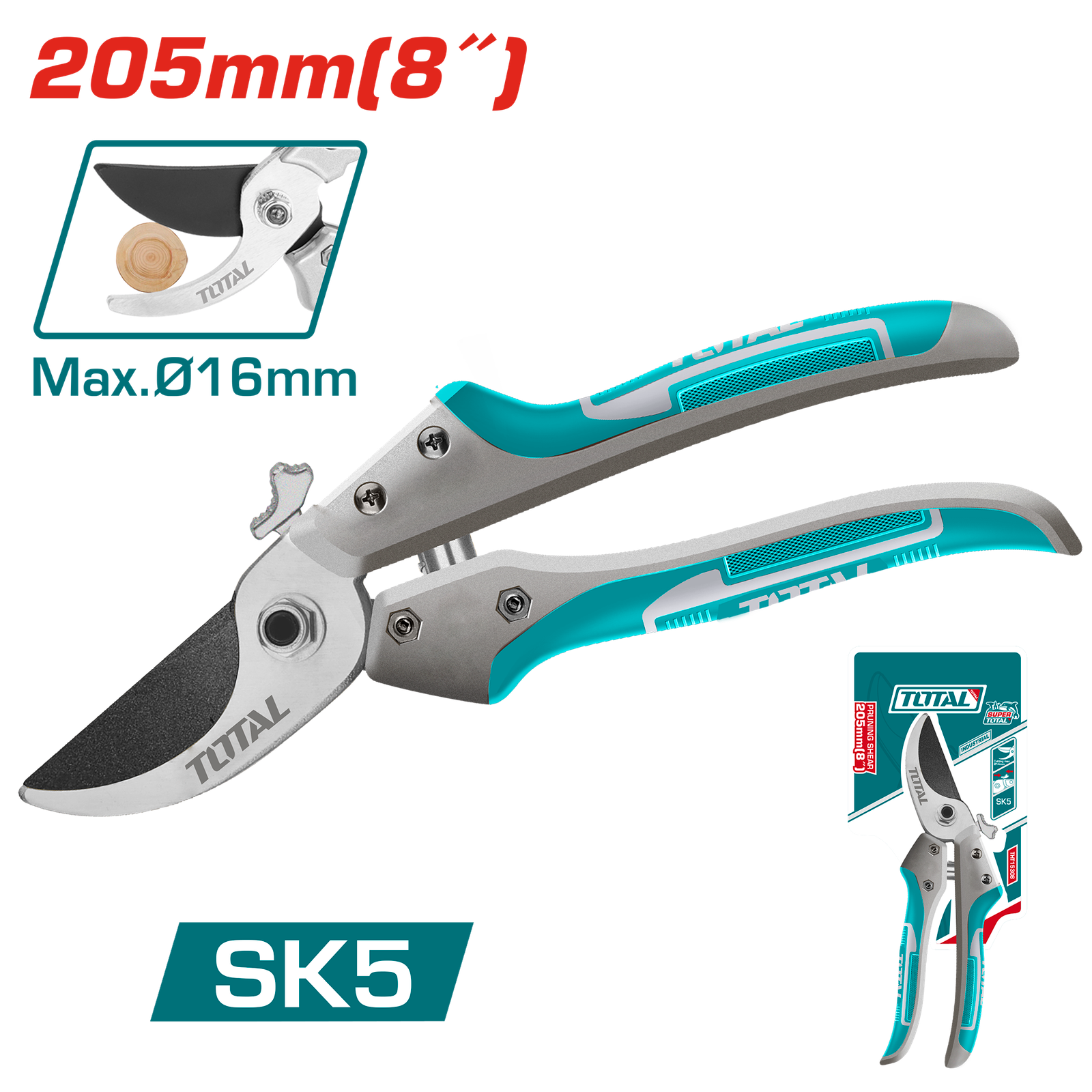TOTAL PRUNING SHEAR 20cm (THT15308)