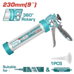 TOTAL ALUMINIUM CAULKING GUN 9" (THT20109)