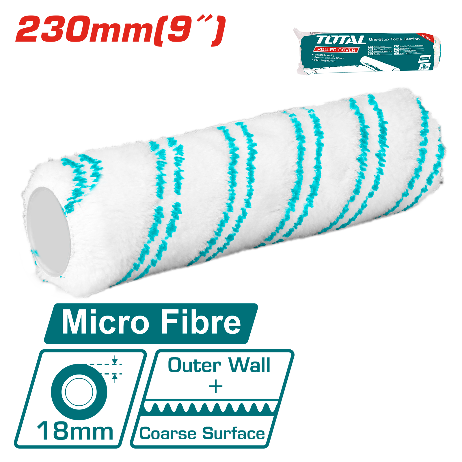 TOTAL ROLLER COVER 230mm FOR THT8593 (THT85931)