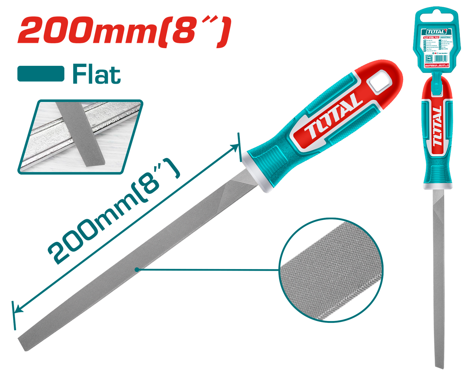 TOTAL FLAT STEEL FILE (THT91186)
